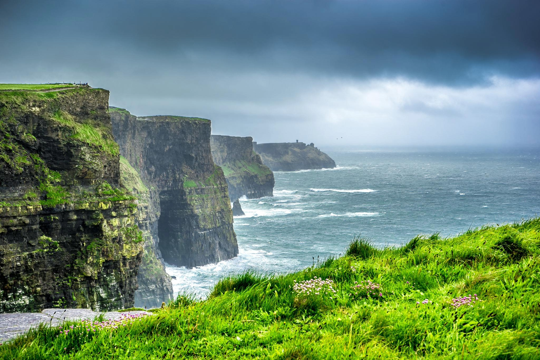 Cliffs of Moher on the Atlantic coast of Ireland
